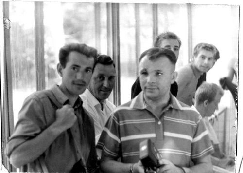 Юрий Гагарин в санатории со сборной СССР по плаванию